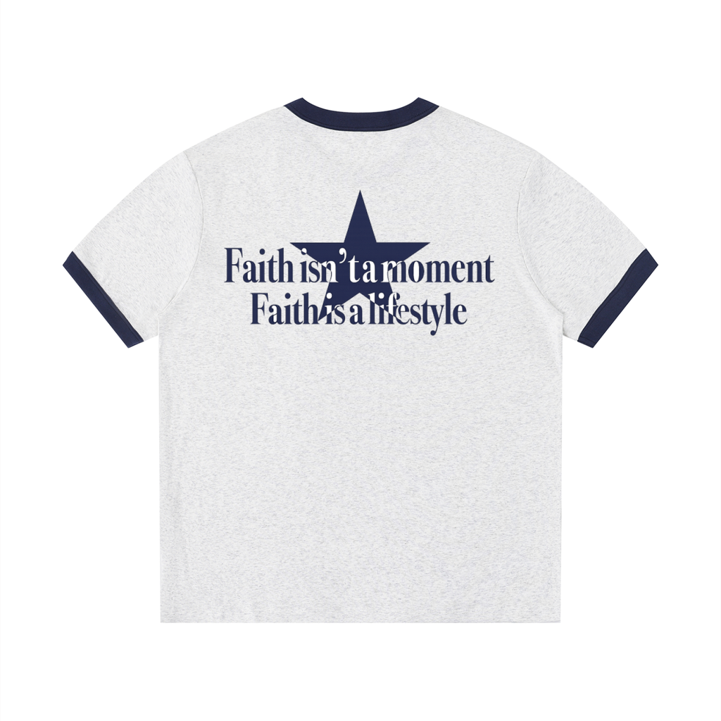 LIFESTYLE OF FAITH (Edged Ribbed Crewneck)