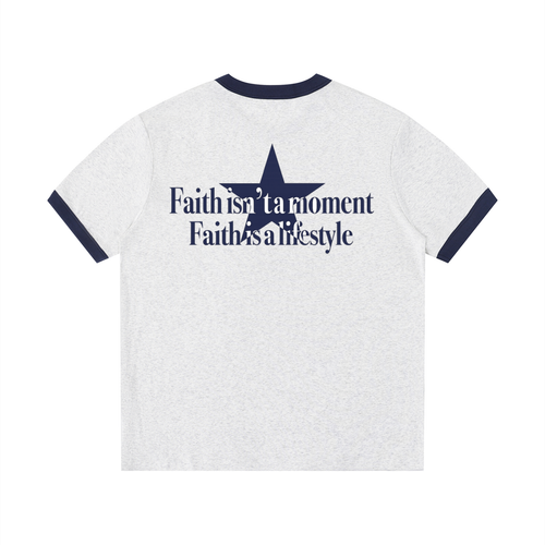 LIFESTYLE OF FAITH (Edged Ribbed Crewneck)